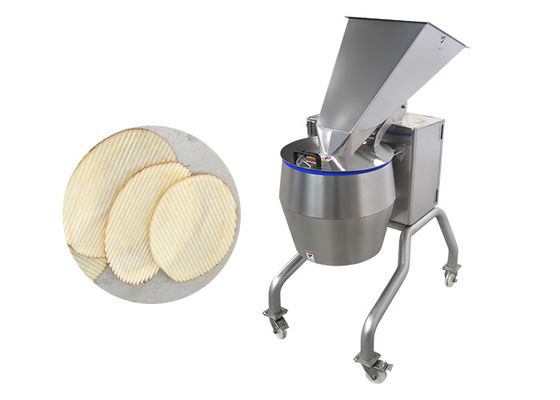 중앙분방 감자 V-컷 슬라이스 칩 절단 기계 1000kg/H 큰 입력