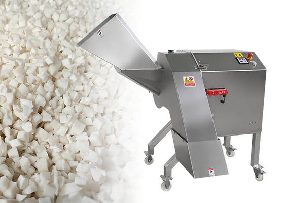 3차원 채소 및 랩 컷 머신 1000kg/h 조정 가능한 절단 속도