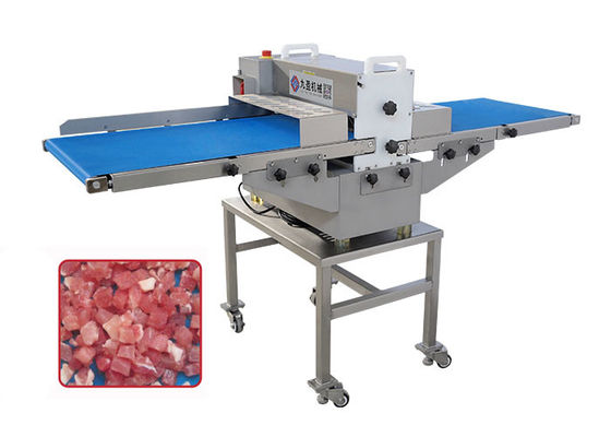 500 KG/H 산업 신선한 고기 닭 간 큐브 Dicer 커팅 기계 컨베이어