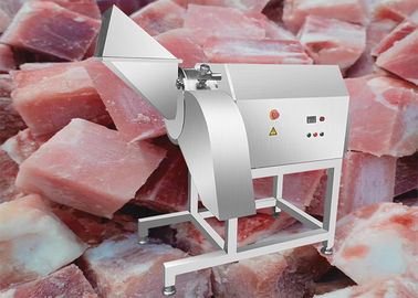 1000kg/H 닭 가슴살 절단기 입방체에 의하여 어는 돼지 고기 Dicer 1개 년 보장