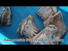 JYD-2550 컨베이어 벨트 출구와 함께 자동 육류 띠 자르는 돼지고기 컷 머신