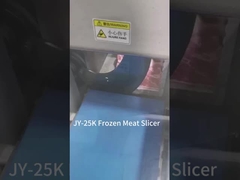 JY-25K 산업 햄 베이컨 포션 절단 기계 280pcs/min 고기 가공 공장