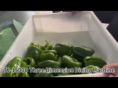 3차원 채소 및 랩 컷 머신 1000kg/h 조정 가능한 절단 속도