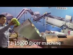 3D 상업적 과일과 야채 다이싱 장비 3000KG/H